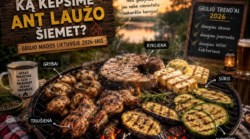 Naujoji grilio kultūra: profesionalios rekomendacijos aktyviam jaunimui